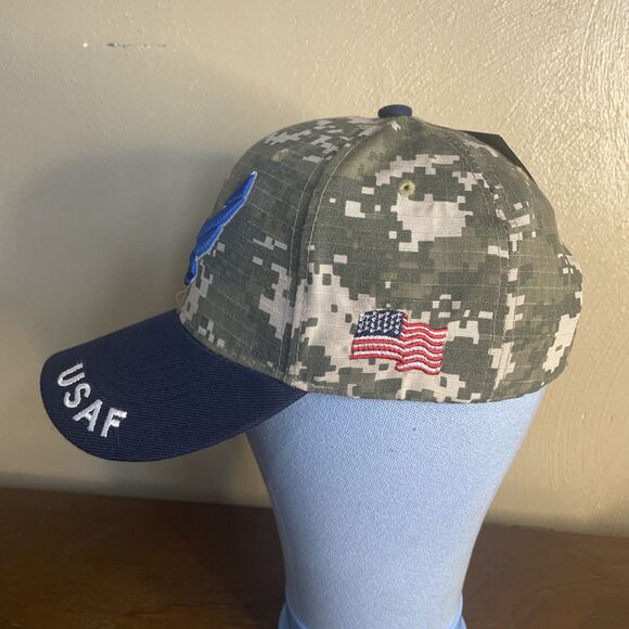 U.S. AIR FORCE USAF Military Official Licensed Embroidered Hat/Cap-Digital Camo - Picture 7 of 7